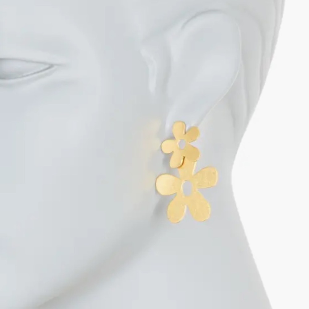 Madewell Flower Power Statement Earrings. New